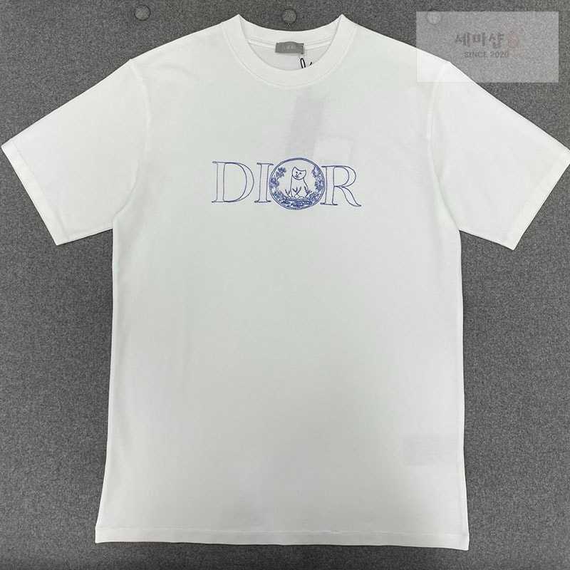 D I O R 디올 x 힐튼 넬 캐주얼 반팔 티셔츠 의류 1번 이미지