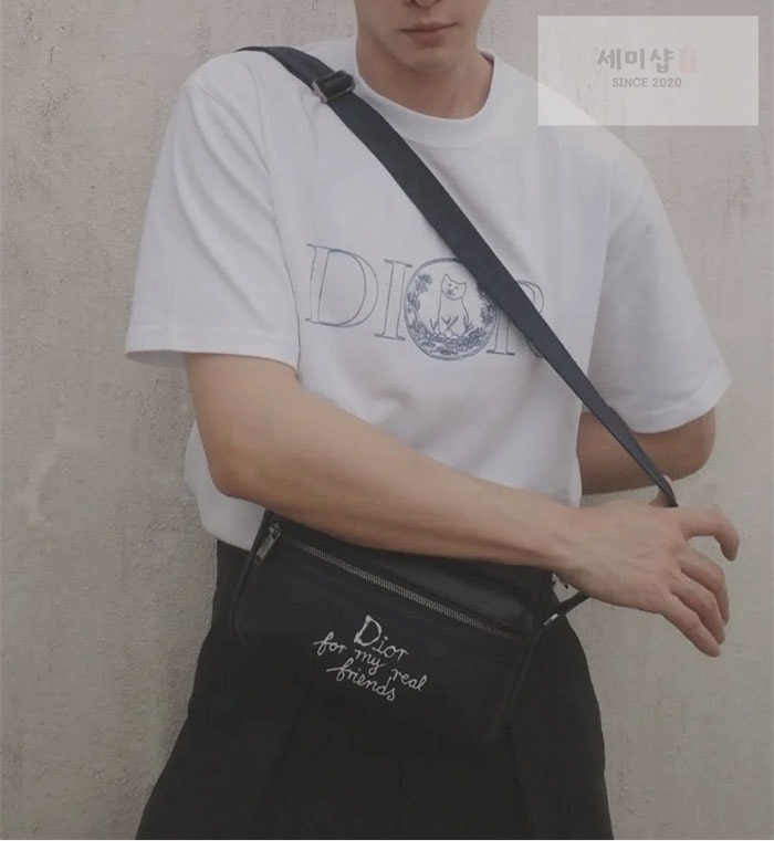 D I O R 디올 x 힐튼 넬 캐주얼 반팔 티셔츠 의류 3번 이미지