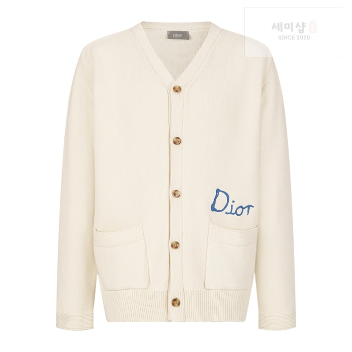 D I O R 디올 x 힐튼 넬 코튼 블렌드 저지 가디건 의류 3번 이미지