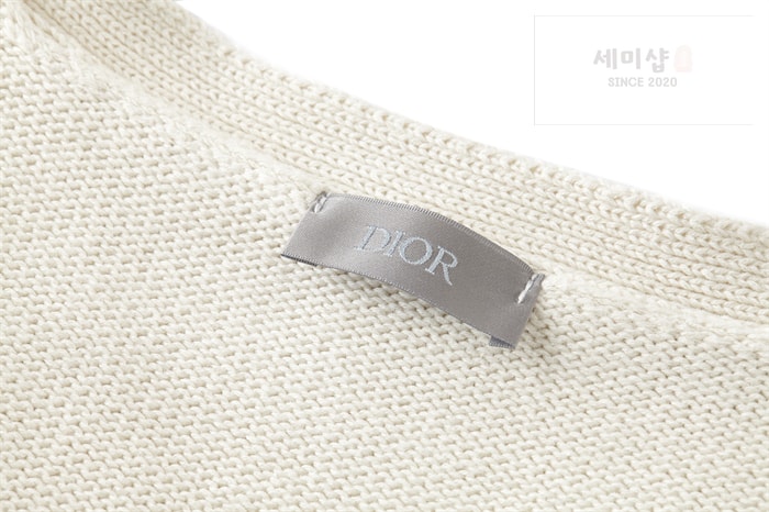 D I O R 디올 x 힐튼 넬 코튼 블렌드 저지 가디건 의류 9번 이미지