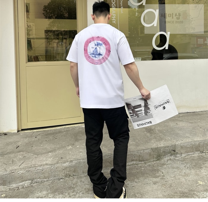 D I O R 디올 x 힐튼 넬 프린트 반팔 티셔츠 의류 3번 이미지
