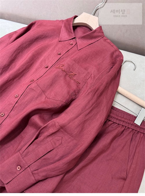 Loro Piana 로로피아나 린넨 셔츠 & 숏팬츠 set 5컬러 의류 8번 이미지
