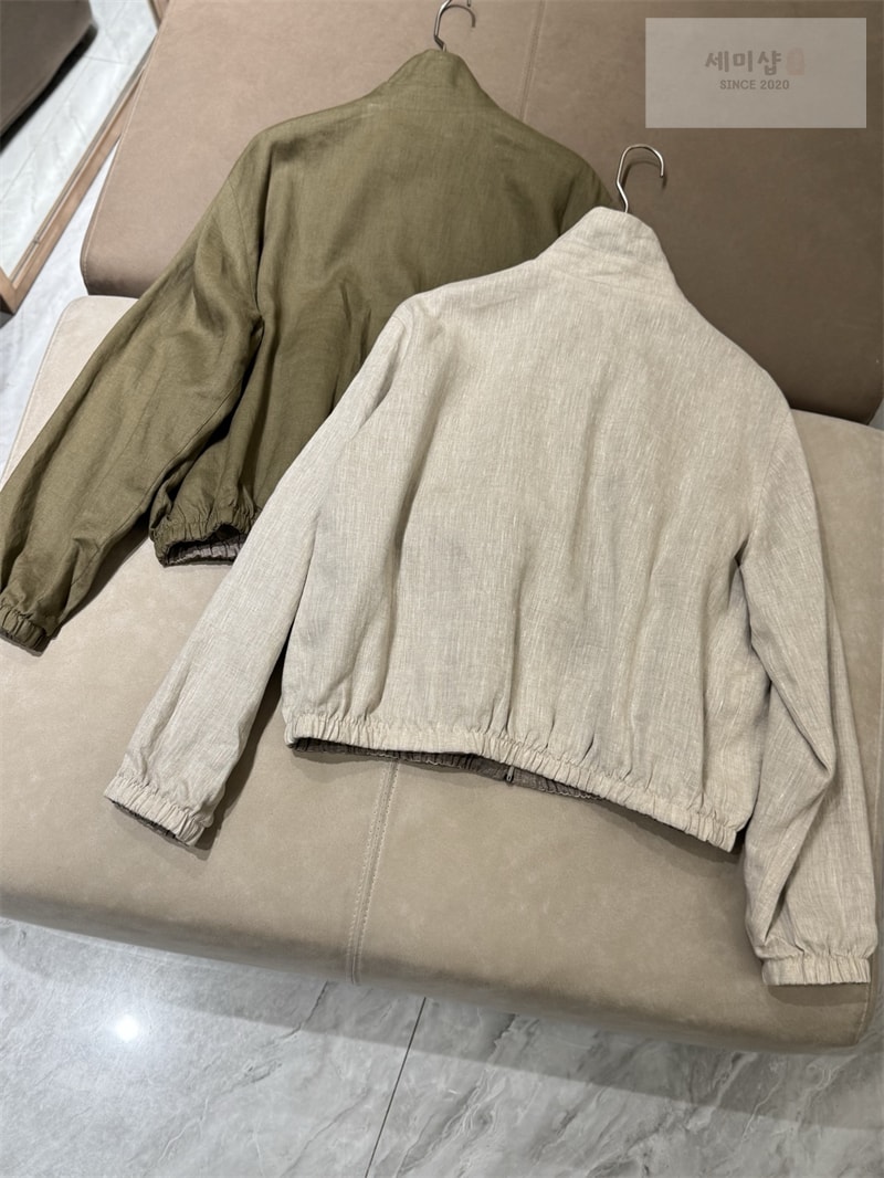 Loro Piana 로로피아나 마이크로파이버 스톰 시스템 윈드메이트 봄버 그린 의류 18번 이미지