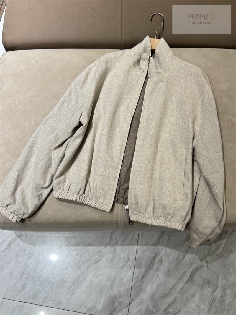 Loro Piana 로로피아나 마이크로파이버 스톰 시스템 윈드메이트 봄버 그린 의류 4번 이미지