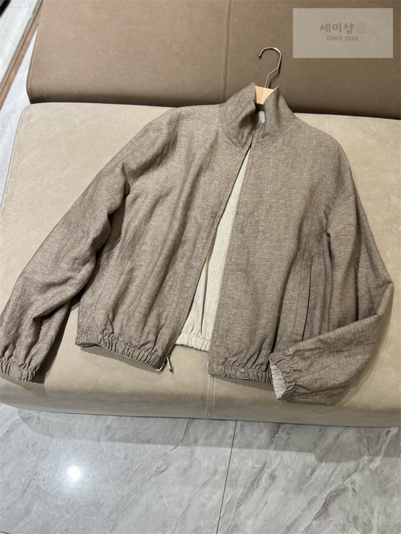 Loro Piana 로로피아나 마이크로파이버 스톰 시스템 윈드메이트 봄버 그린 의류 5번 이미지