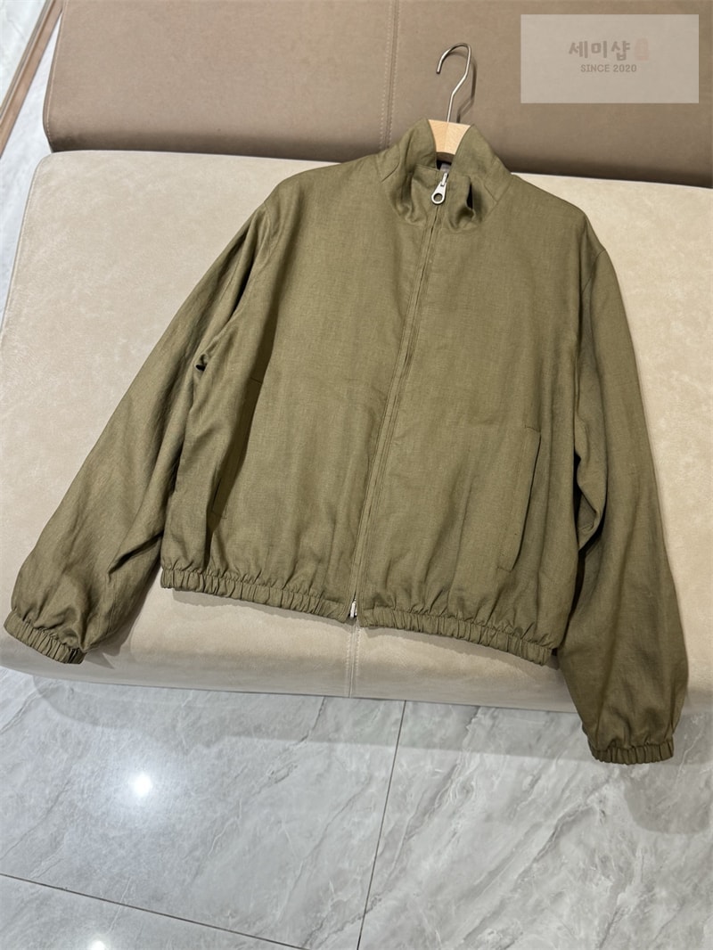 Loro Piana 로로피아나 마이크로파이버 스톰 시스템 윈드메이트 봄버 그린 의류 9번 이미지