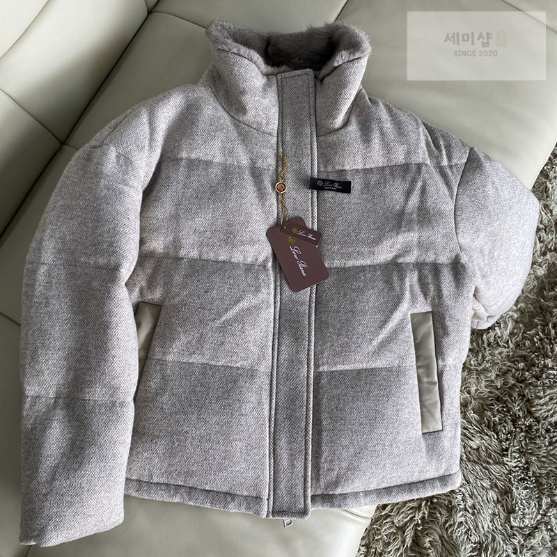 Loro Piana 로로피아나 밍크넥 울 구스 다운 자켓 의류 1번 이미지