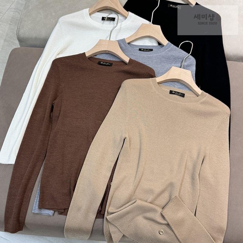 Loro Piana 로로피아나 캐시미어 라운드 니트 5컬러 의류 21번 이미지