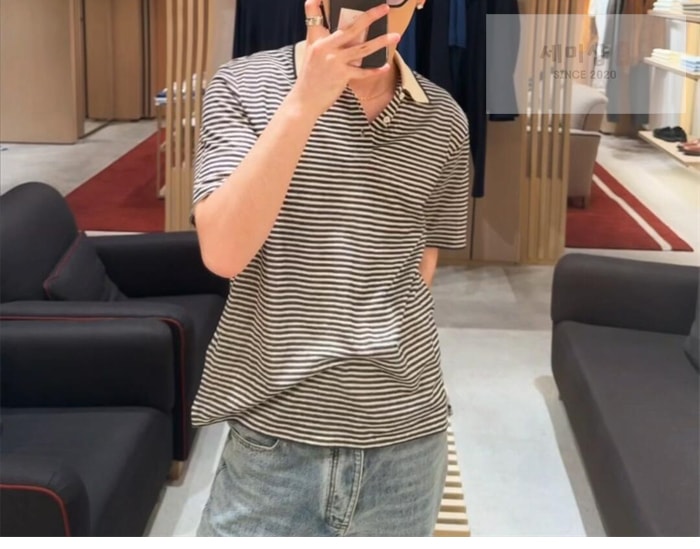 Loro Piana 로로피아나 크레미아 리넨 폴로 셔츠 의류 2번 이미지