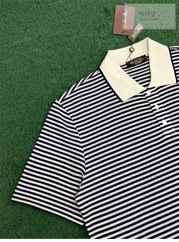 Loro Piana 로로피아나 크레미아 리넨 폴로 셔츠 의류 6번 이미지