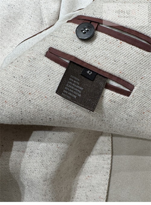 Loro Piana 로로피아나 투버튼 빈티지 레더 블레이저 의류 8번 이미지