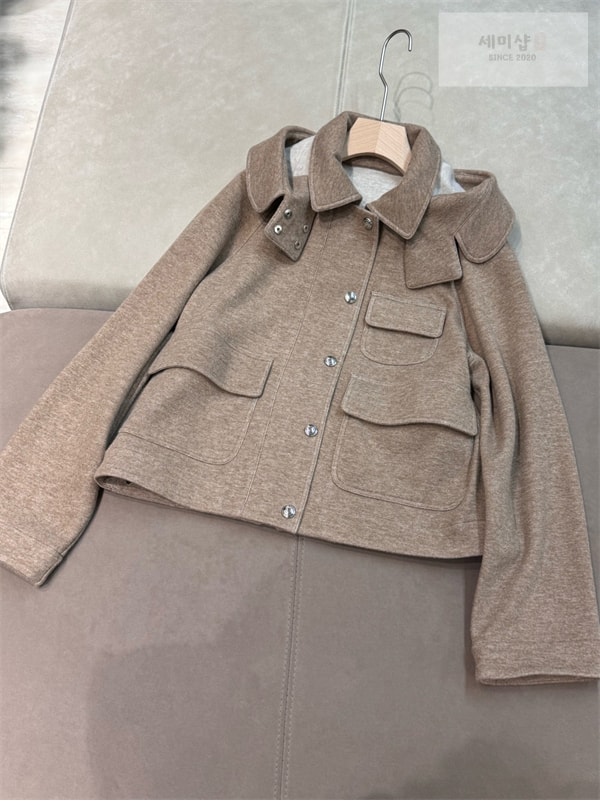Loro Piana 로로피아나 25SS 니트 숏 코트 후드 탈부착 의류 2번 이미지