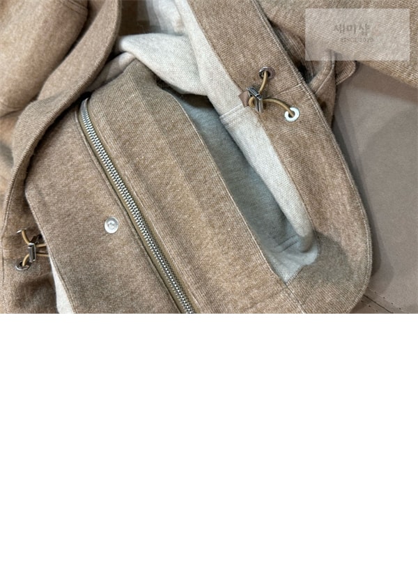 Loro Piana 로로피아나 25SS 니트 숏 코트 후드 탈부착 의류 5번 이미지