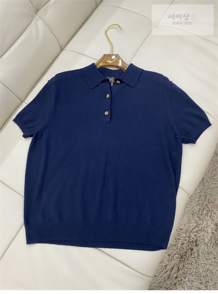 Loro Piana 로로피아나 25SS 캐시미어 울 니트 반팔 화이트 의류 9번 이미지