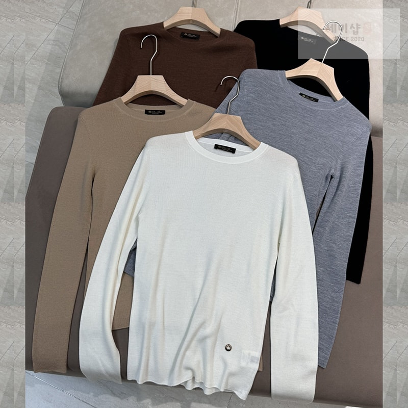 Loro Piana 로로피아나 babycashmere 라운드넥 니트 스웨터 의류 1번 이미지