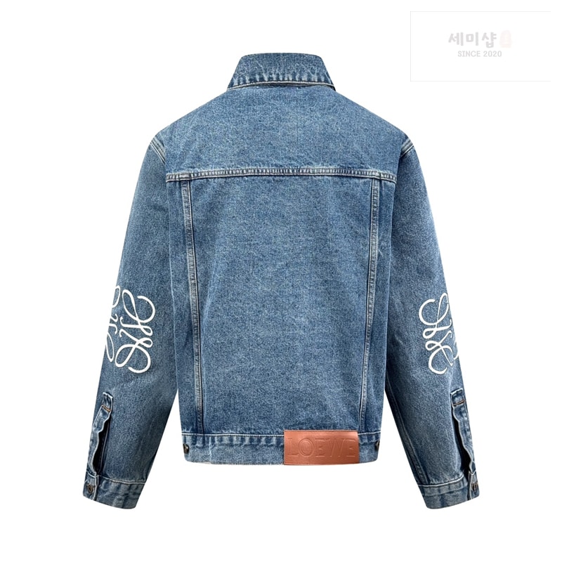 Loewe 로에베 아나그램 데님 자켓 의류 4번 이미지