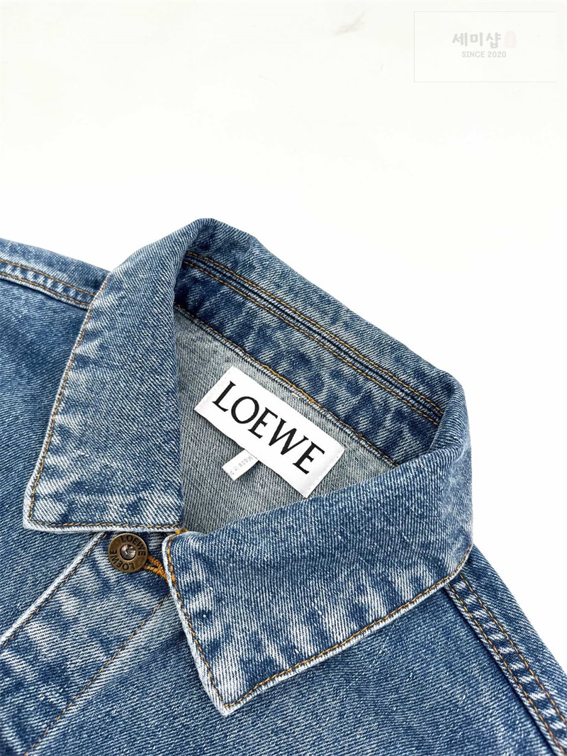 Loewe 로에베 아나그램 데님 자켓 의류 5번 이미지