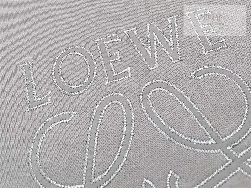 Loewe 로에베 아나그램 레귤러 코튼 스웨트셔츠 맨투맨 그린 의류 18번 이미지
