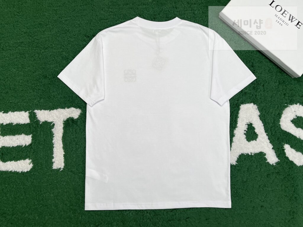 Loewe 로에베 아나그램 로고 베이직 반팔 티셔츠 “2COLOR” BLACK 의류 5번 이미지