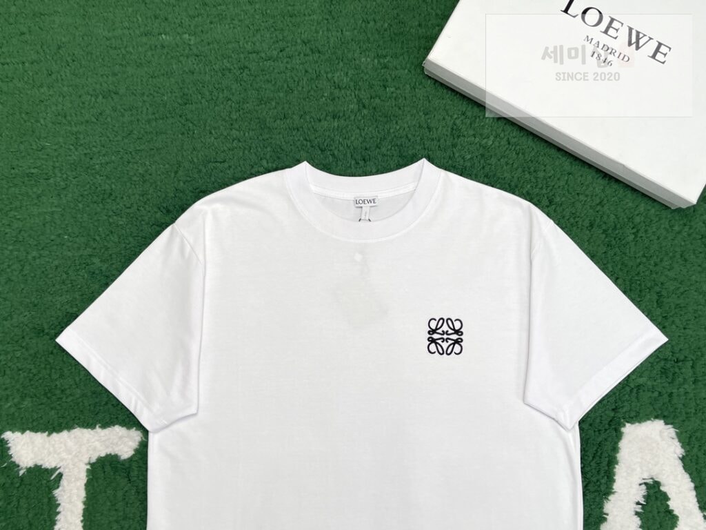 Loewe 로에베 아나그램 로고 베이직 반팔 티셔츠 “2COLOR” BLACK 의류 17번 이미지