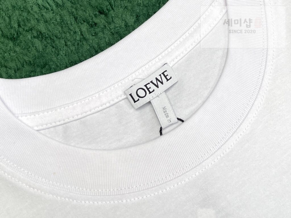 Loewe 로에베 아나그램 로고 베이직 반팔 티셔츠 “2COLOR” BLACK 의류 7번 이미지