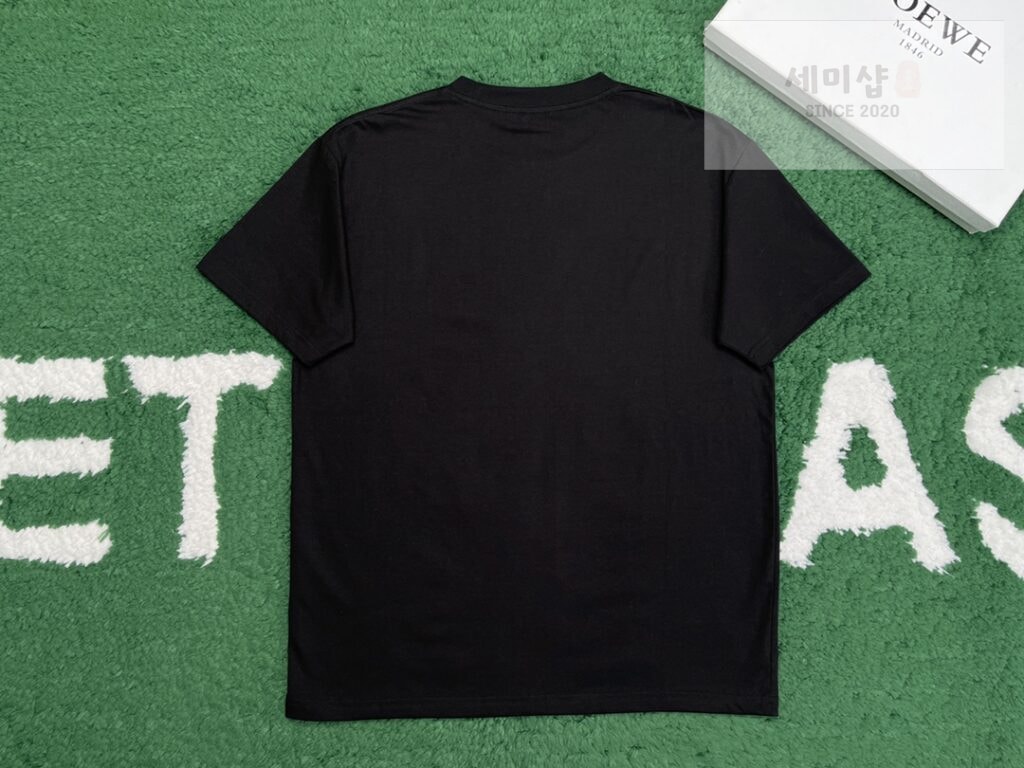 Loewe 로에베 아나그램 로고 베이직 반팔 티셔츠 “2COLOR” BLACK 의류 10번 이미지