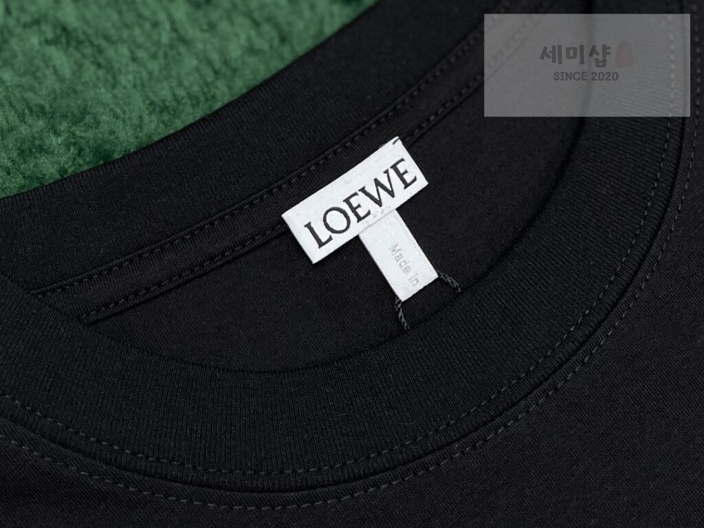 Loewe 로에베 아나그램 로고 베이직 반팔 티셔츠 “2COLOR” BLACK 의류 12번 이미지