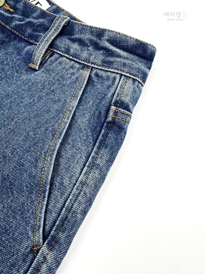 로에베 로에베 아나그램 컷아웃 데님 버뮤다 숏 팬츠 의류 12번 이미지