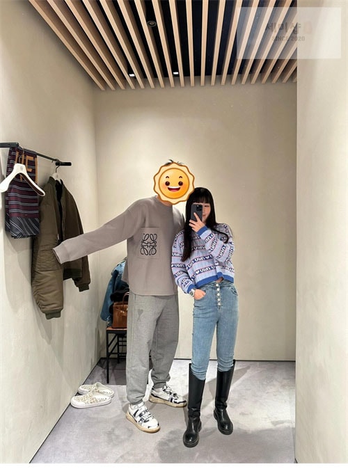 Loewe 로에베 아나그램 포켓 오버사이즈 맨투맨 3컬러 의류 23번 이미지