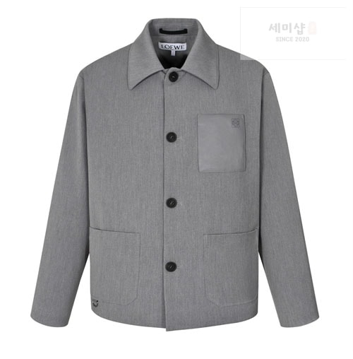 Loewe 로에베 울 캐시미어 아나그램 워크웨어 자켓 의류 25번 이미지