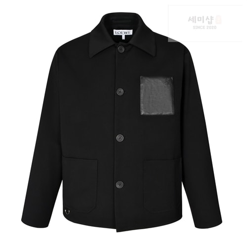 Loewe 로에베 울 캐시미어 아나그램 워크웨어 자켓 의류 26번 이미지