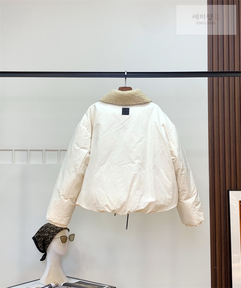 Loewe 로에베 콘솔 클로저드 파이핑 테크니컬 코튼 블렌드 플리스 자켓 블랙 의류 10번 이미지