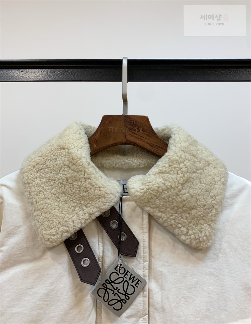 Loewe 로에베 콘솔 클로저드 파이핑 테크니컬 코튼 블렌드 플리스 자켓 블랙 의류 16번 이미지