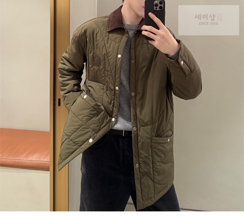 로에베 로에베 테크니컬 쉘 코듀로이 패딩 오버셔츠 의류 11번 이미지