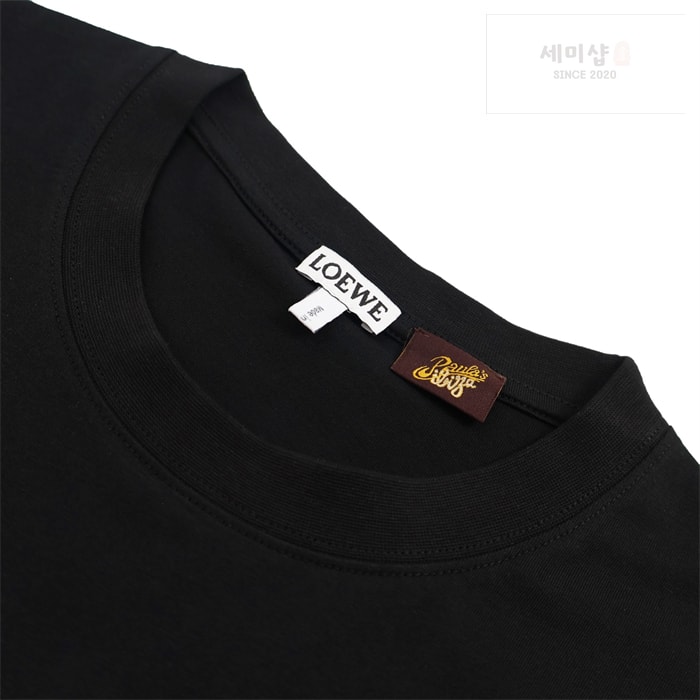Loewe 로에베 파울라스 이비자 로고 반팔 티셔츠 카라멜색 의류 5번 이미지