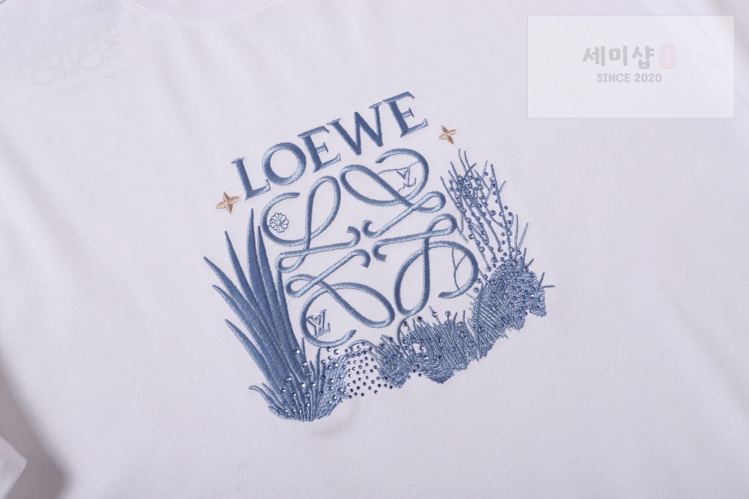 Loewe 로에베 허바리움 아나그램 티셔츠 블랙 의류 6번 이미지