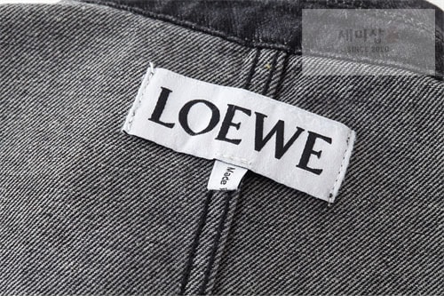 Loewe 로에베 24SS 아나그램 워크 웨어 데님 자켓 의류 9번 이미지