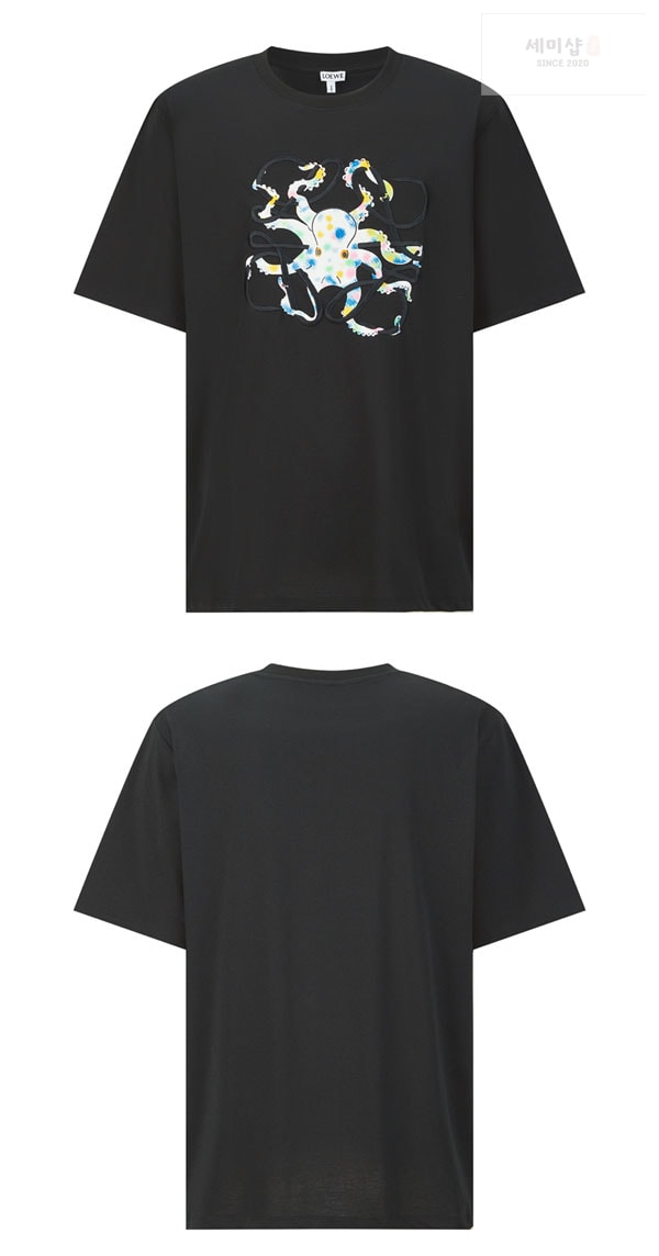 Loewe 로에베 25SS 아나그램 문어 코튼 반팔 티셔츠 의류 21번 이미지