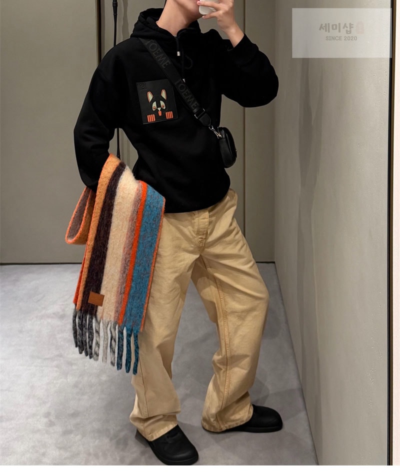 로에베 로에베 x 루이스 웨인 퓨처리스트 캣 릴렉스 후디 의류 1번 이미지