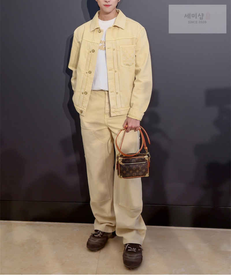 Louis Vuitton 루이비통 가먼트 다이드 데님 타입 II 트러커 재킷 사하라 선 의류 6번 이미지