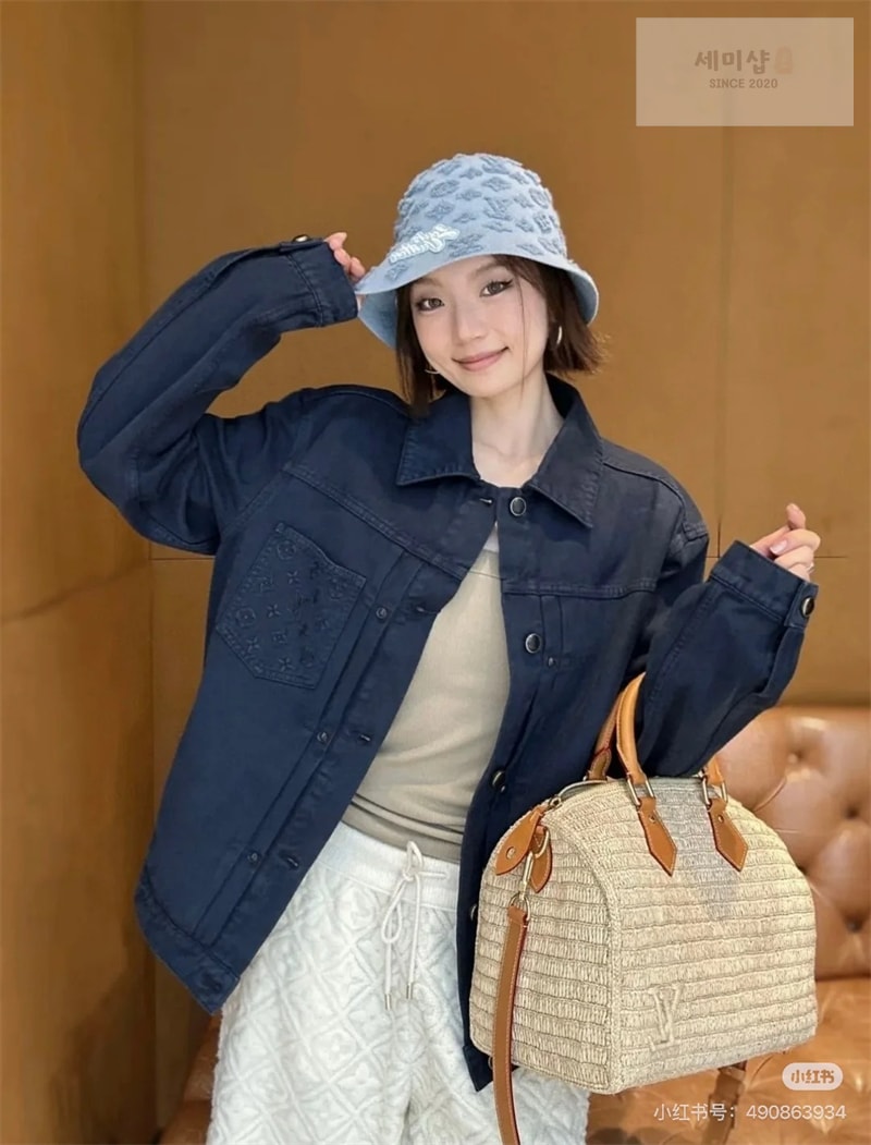 Louis Vuitton 루이비통 가먼트 다이드 데님 타입 II 트러커 재킷 다크 네이비 의류 1번 이미지