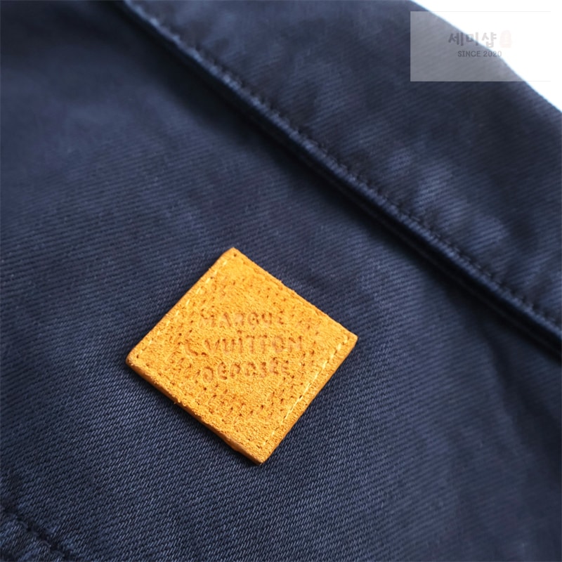 Louis Vuitton 루이비통 가먼트 다이드 데님 타입 II 트러커 재킷 다크 네이비 의류 10번 이미지