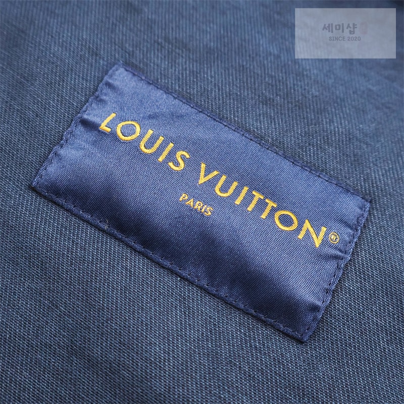Louis Vuitton 루이비통 가먼트 다이드 데님 타입 II 트러커 재킷 다크 네이비 의류 7번 이미지