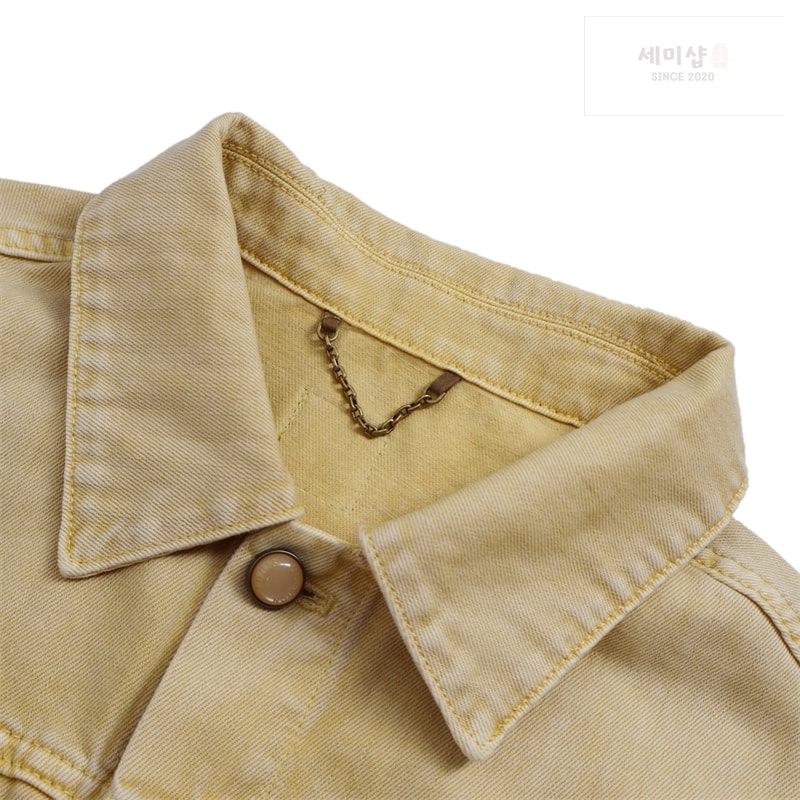 Louis Vuitton 루이비통 가먼트 다이드 데님 타입 II 트러커 재킷 사하라 선 의류 13번 이미지