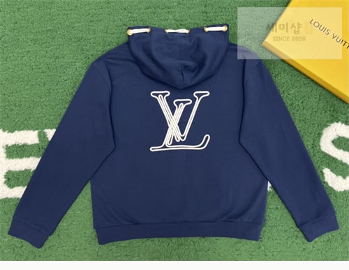 Louis Vuitton 루이비통 그래픽 LV 노티컬 로프 시그니처 코튼 저지 후드 의류 18번 이미지