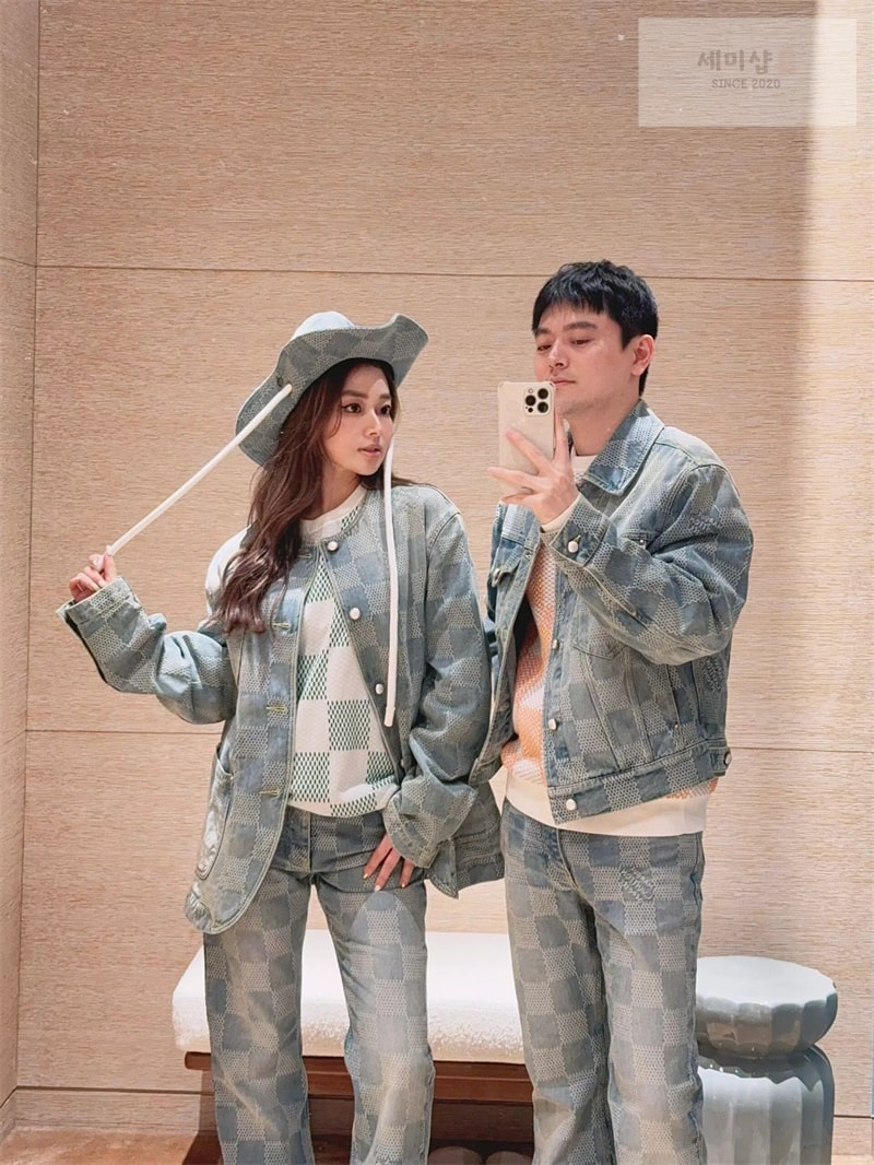 Louis Vuitton 루이비통 다미에 데님 3D 시크 자켓 의류 1번 이미지