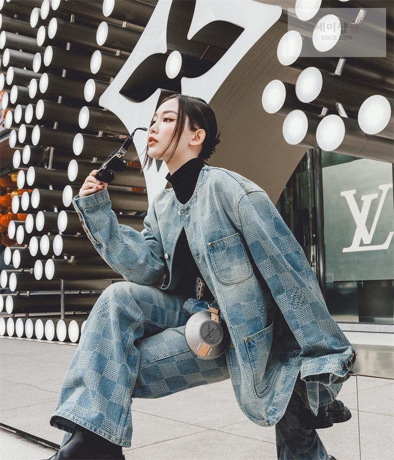 Louis Vuitton 루이비통 다미에 데님 3D 시크 자켓 의류 2번 이미지
