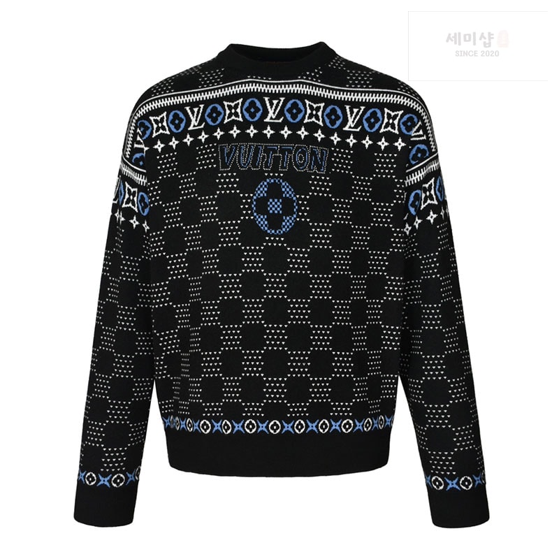 Louis Vuitton 루이비통 다미에 울 풀오버 LV 스키 니트 의류 1번 이미지
