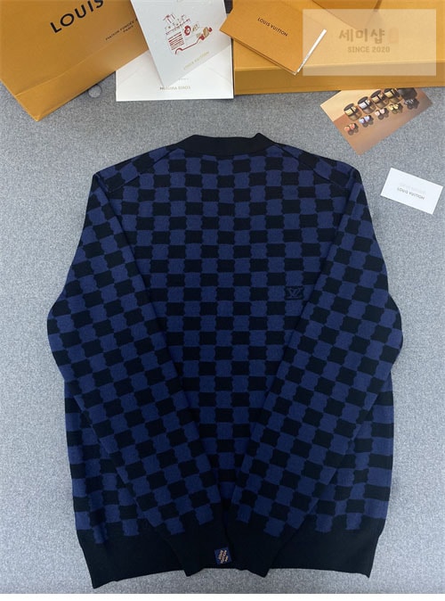 Louis Vuitton 루이비통 다미에 울 V넥 가디건 의류 5번 이미지