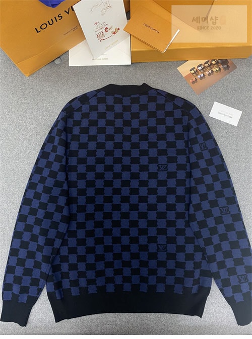 Louis Vuitton 루이비통 다미에 울 V넥 가디건 의류 6번 이미지